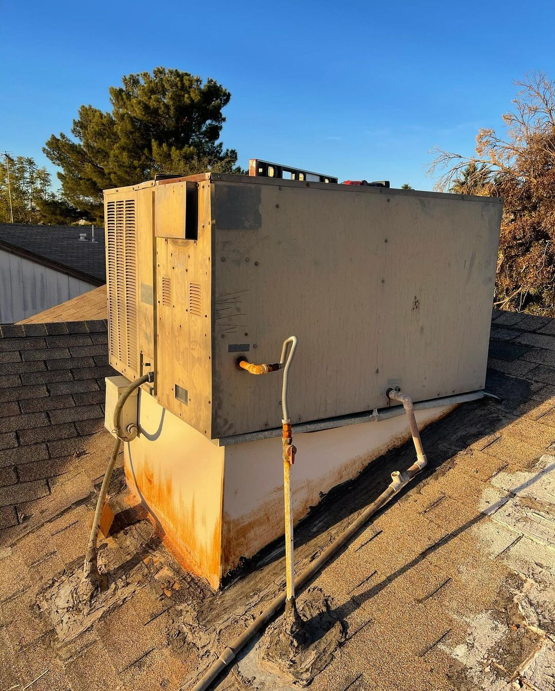 Before - AC Unit Replacement