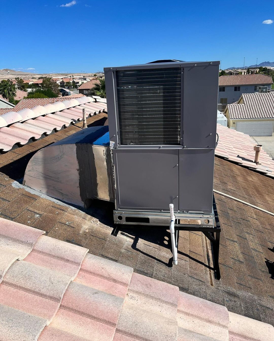 After - Removal and New Installation of Gas Package Unit