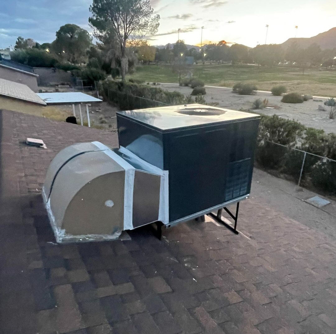 3.5 Ton Gas Package with New Transition and Stand