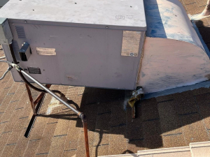 Before - Removal and New Installation of Gas Package Unit